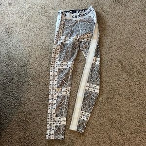 NWOT Converse paisley Miley Cyrus leggings